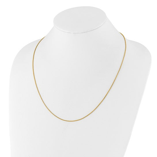 Round Box Chain 14K Adjustable 1.35mm 835.00