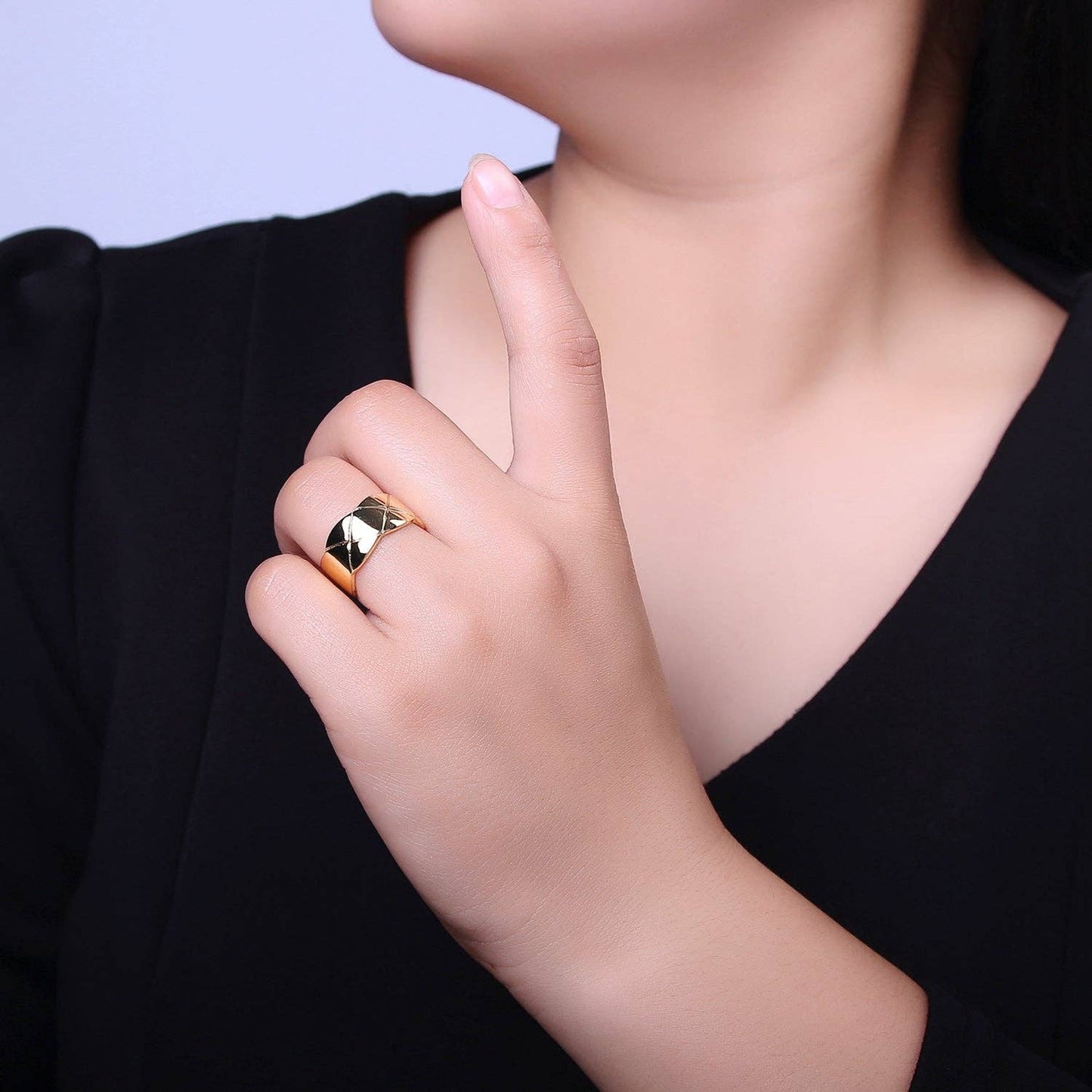 Chunky Wide Band Statement Ring 60.00