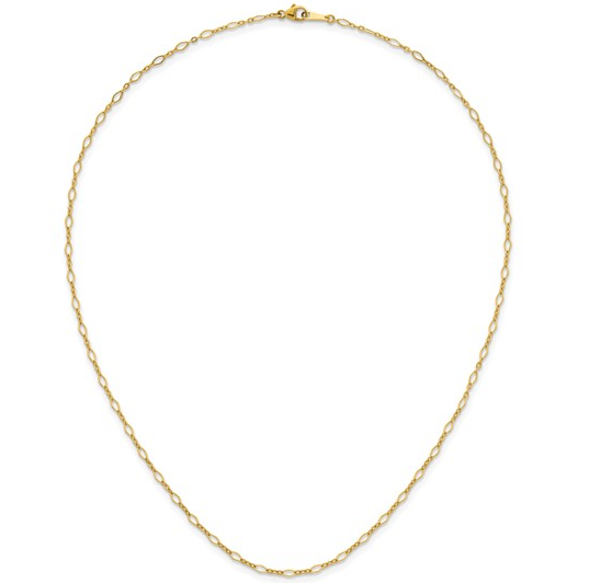 Mixed Oval Link 18K Yellow Gold Chain 1100.00
