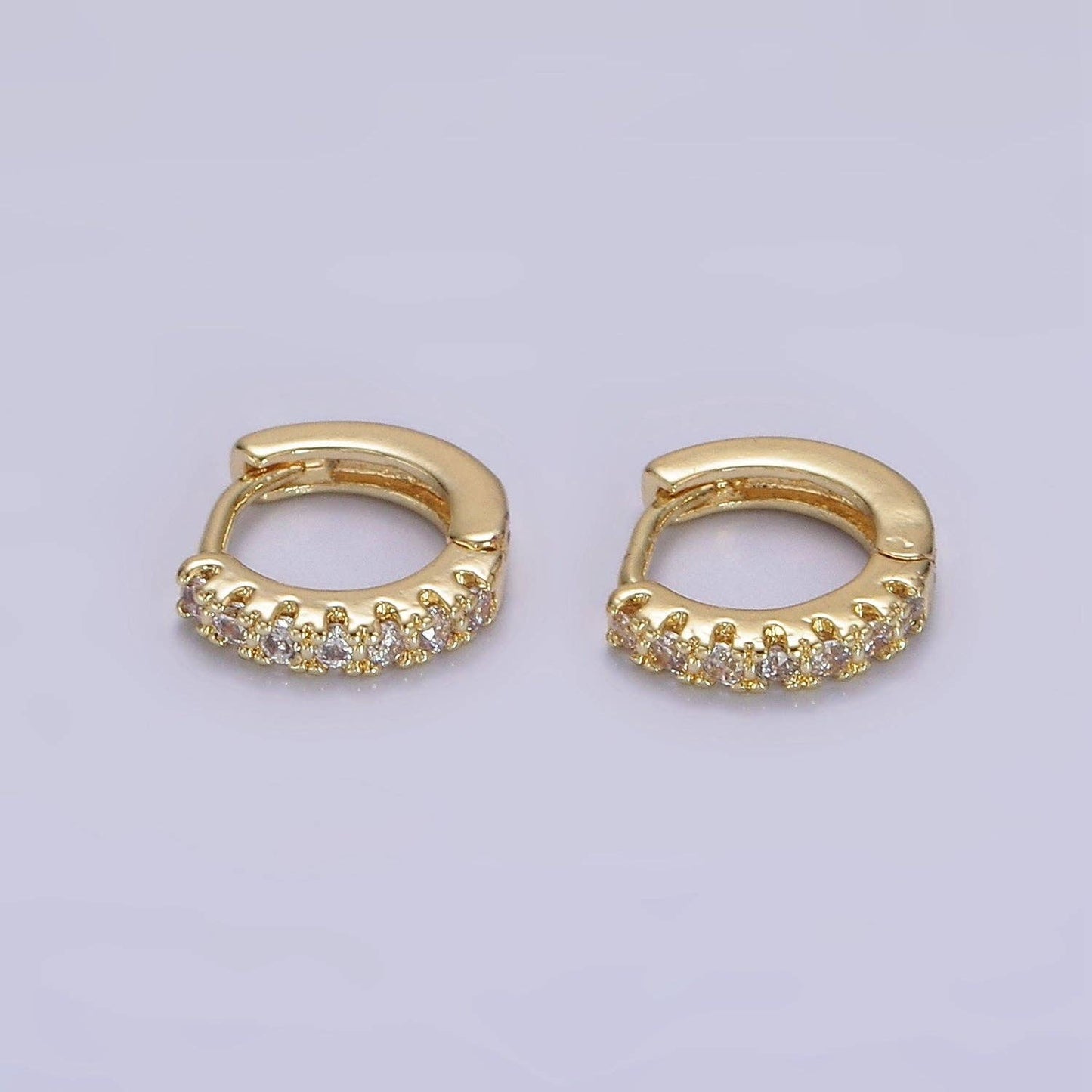 CZ Cartilage Hoop Huggie Earrings 60.00