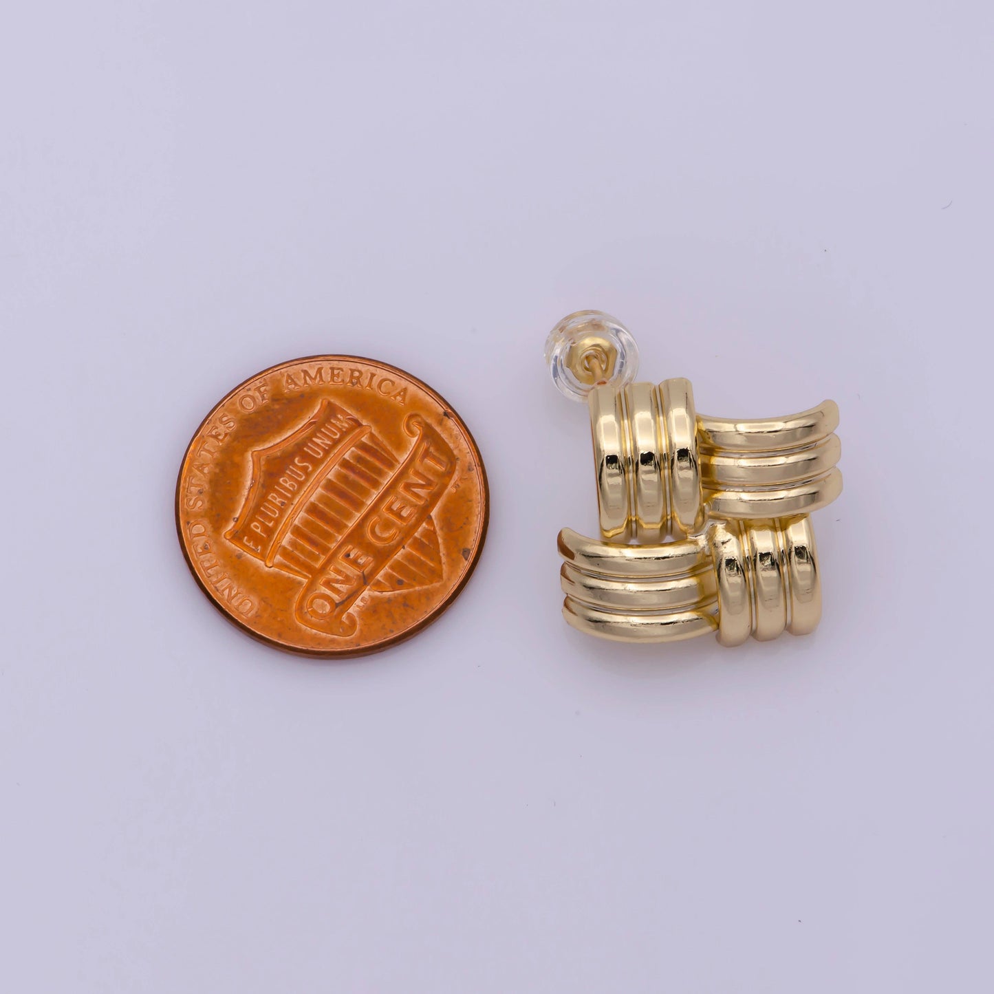 Classic Woven Knot Post Stud Earring 65.00