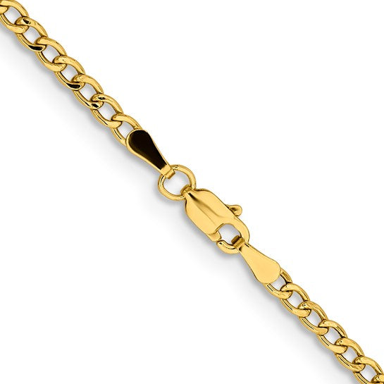Curb Chain 22" semi-solid 2.85mm 950.00