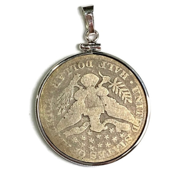 Half Dollar Coin Pendant 85.00