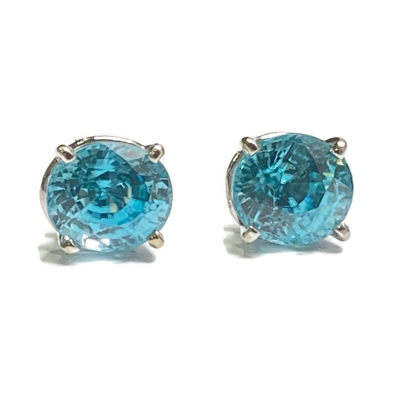 Blue Zircon Stud Earring 2370.00