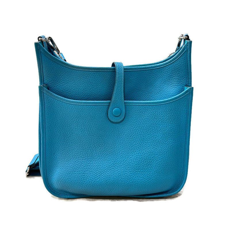 Hermes Evelyn Handbag Teal Pebble 3695.00