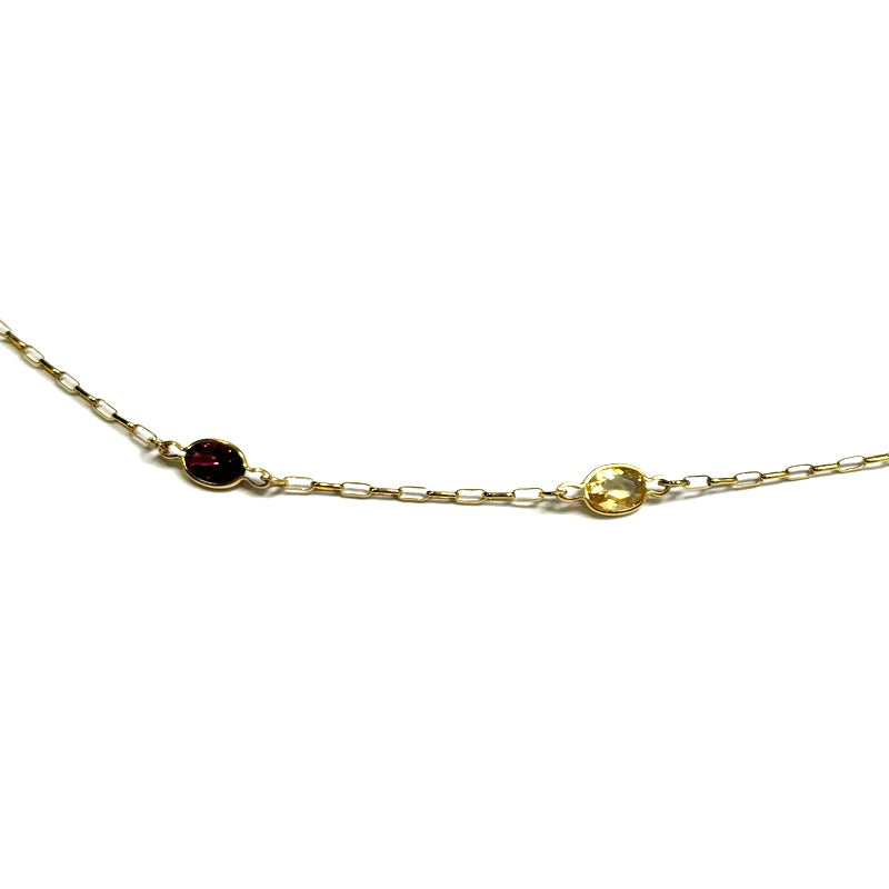 Gemstones By the Yard Necklace 895.00