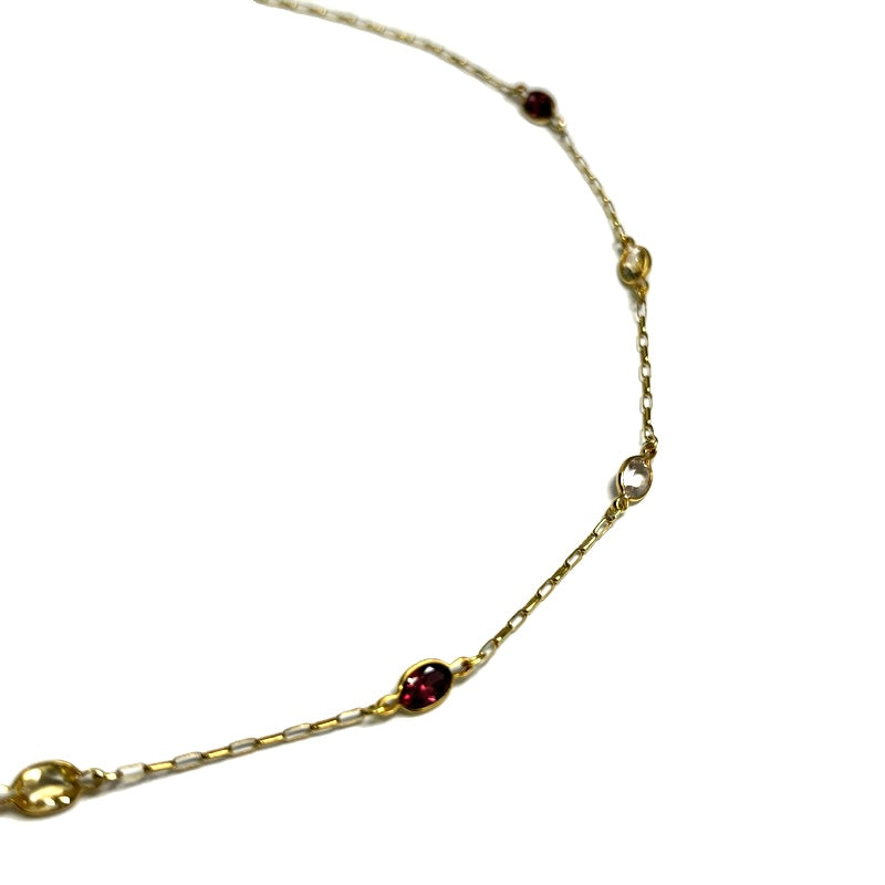 Gemstones By the Yard Necklace 895.00