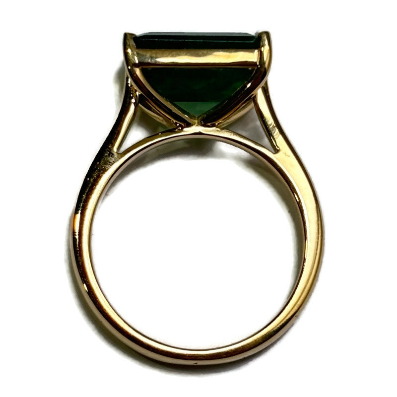 Emerald Cut Emerald Gold Ring By Laurel 6000.00