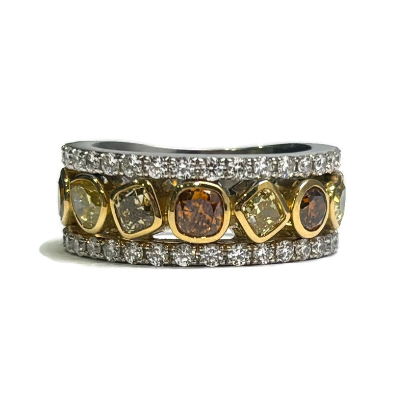 Champagne Diamond and Gold Cigar Band 9700.00