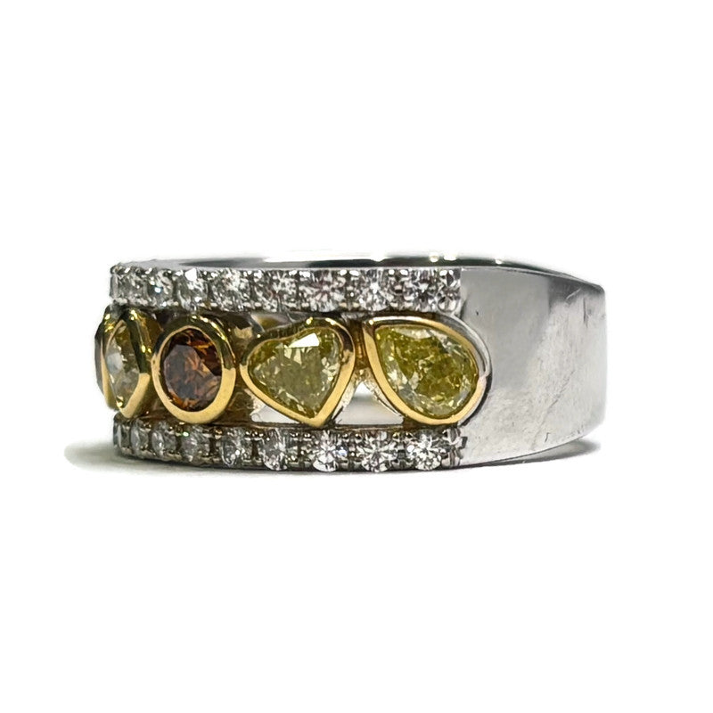 Champagne Diamond and Gold Cigar Band 9700.00