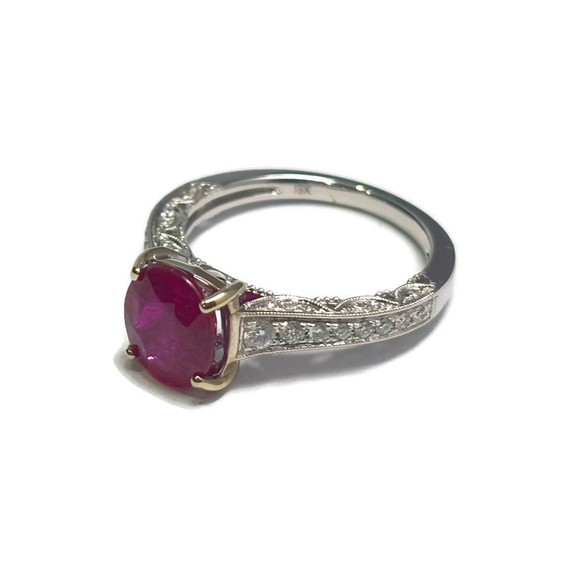 Ruby and Diamond Gold Ring 16000.00