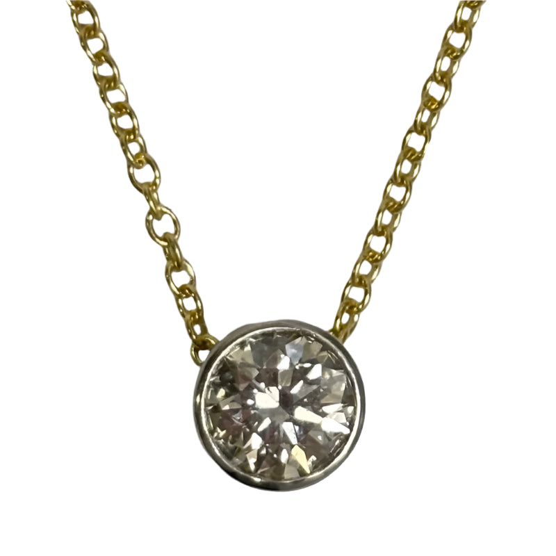 Diamond Bezel Solitaire with Chain 5000.00