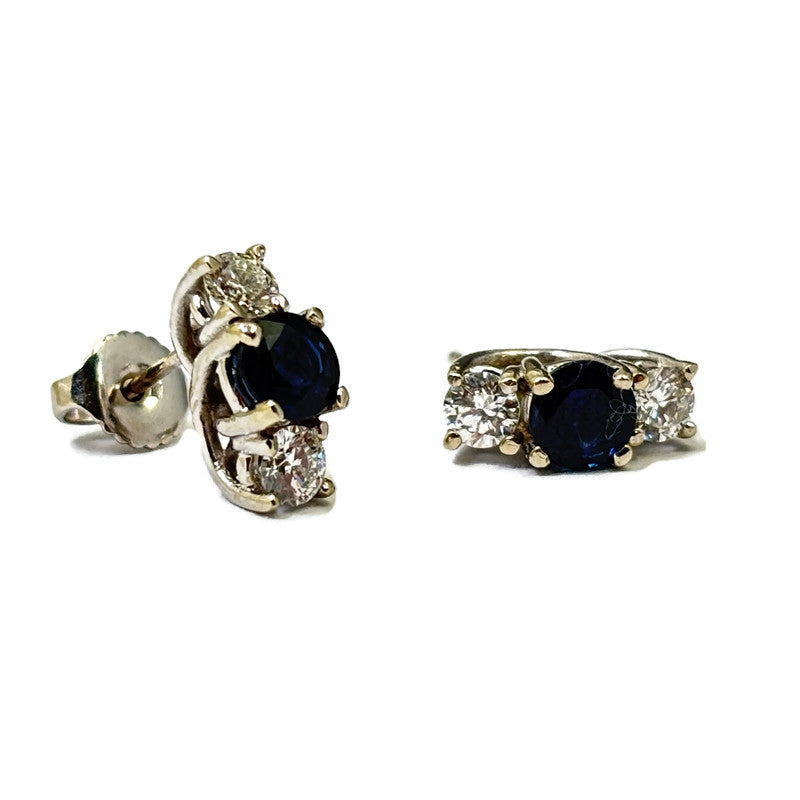 Diamond & Sapphire Earrings 4485.00