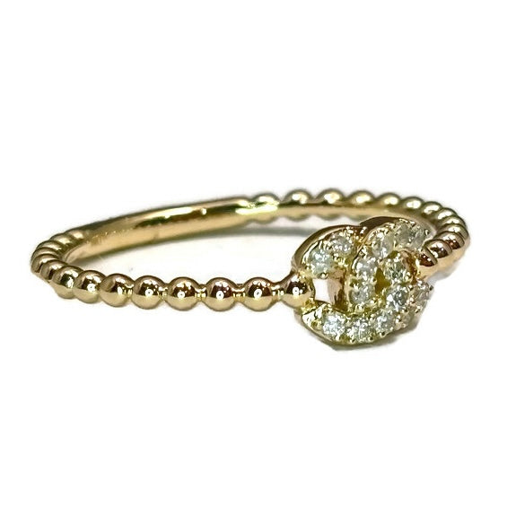 Yellow Gold and Diamond CC Ring 950.00