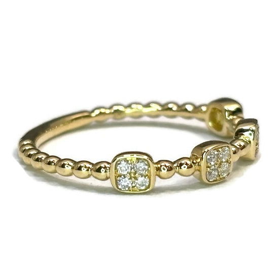 Diamond and Gold Stacking Band 945.00