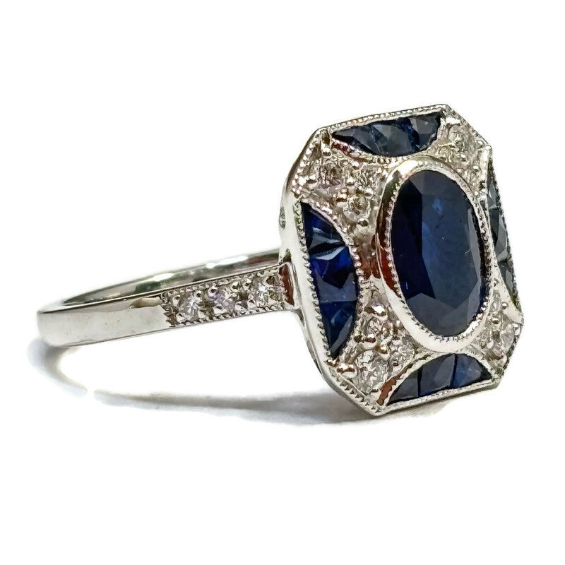Sapphire Vintage Style Ring 5200.00