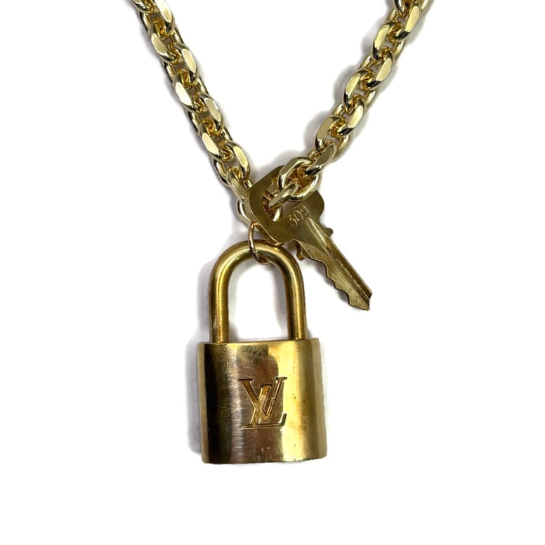 Louis Vuitton Lock and Key Necklace 200.00