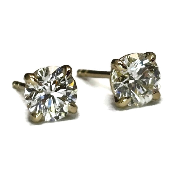 Diamond 1.83ctw 14KY Martini Stud Earring 9500.00