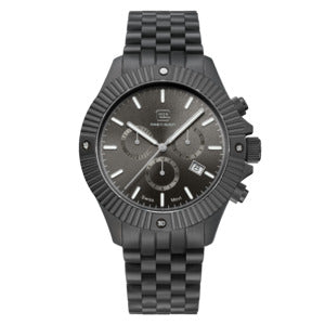 GLOCK Precision Men's Chronograph Watch Grey/Grey Link 699.00
