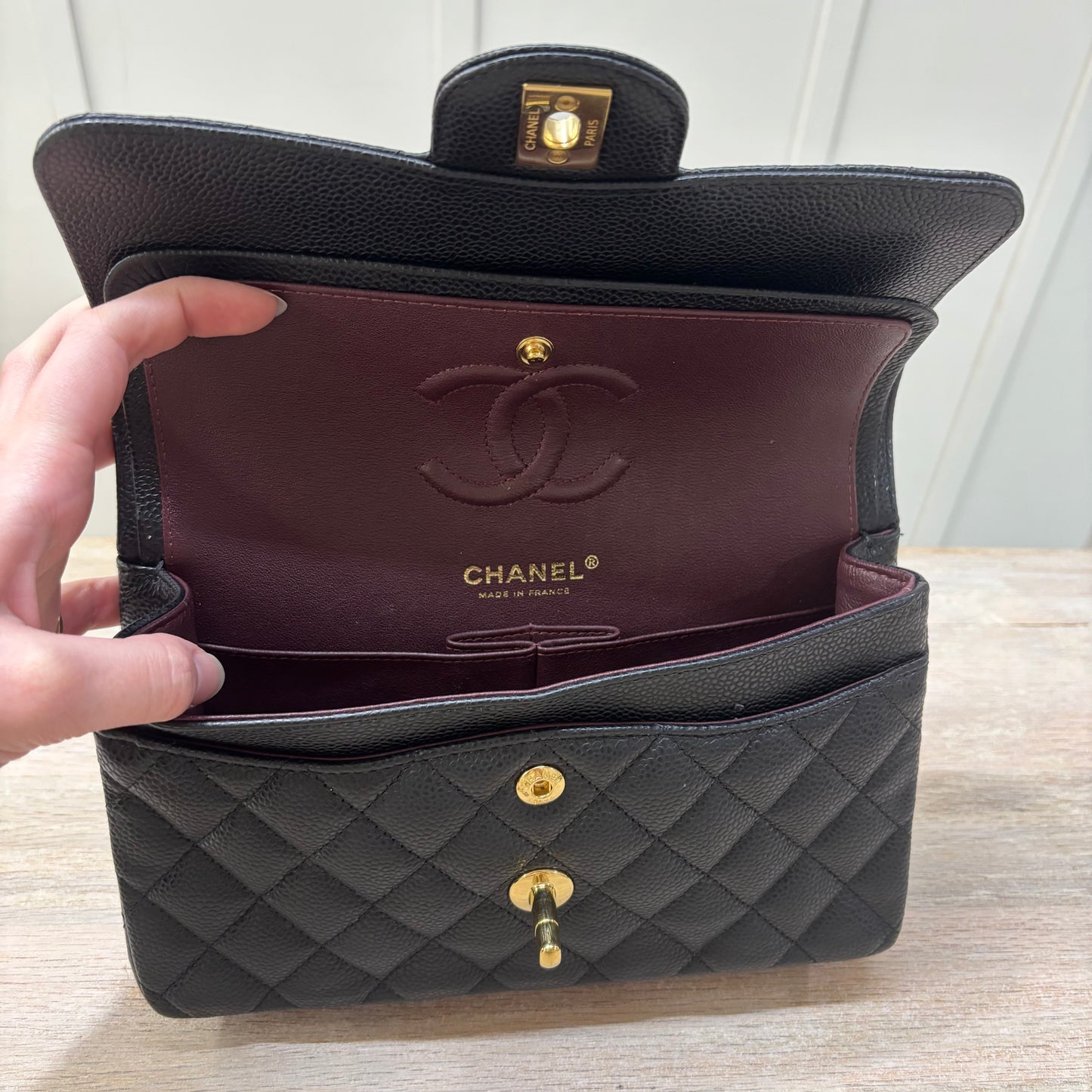 Chanel Maxi Classic 11.12 Caviar 7595.00