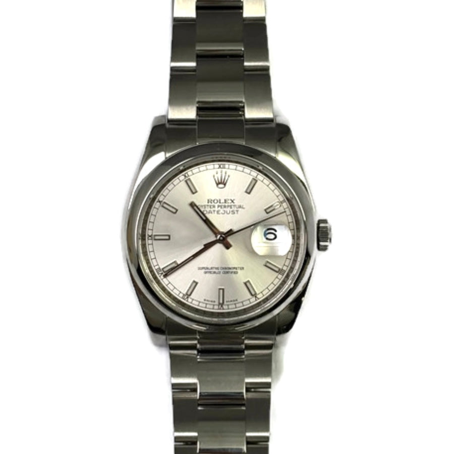 Stainless Steel 39mm Datejust Rolex 10500.00