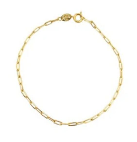 Juliet Gold Filled Paperclip Bracelet 60.00