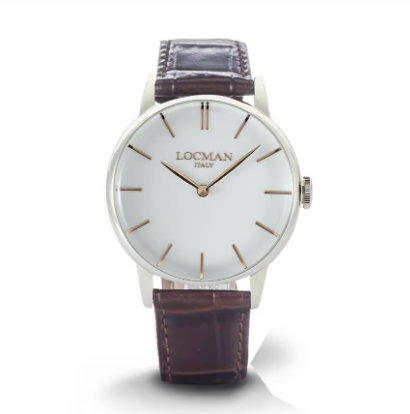 LOCMAN 1960 Two Hand Quartz Bovine Genuine Leather Strap 340.00