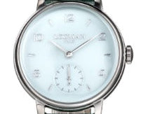 LOCMAN 1960 Lady's Three Hands Quartz S.S. Mint White Face and Stainless Band 680.00