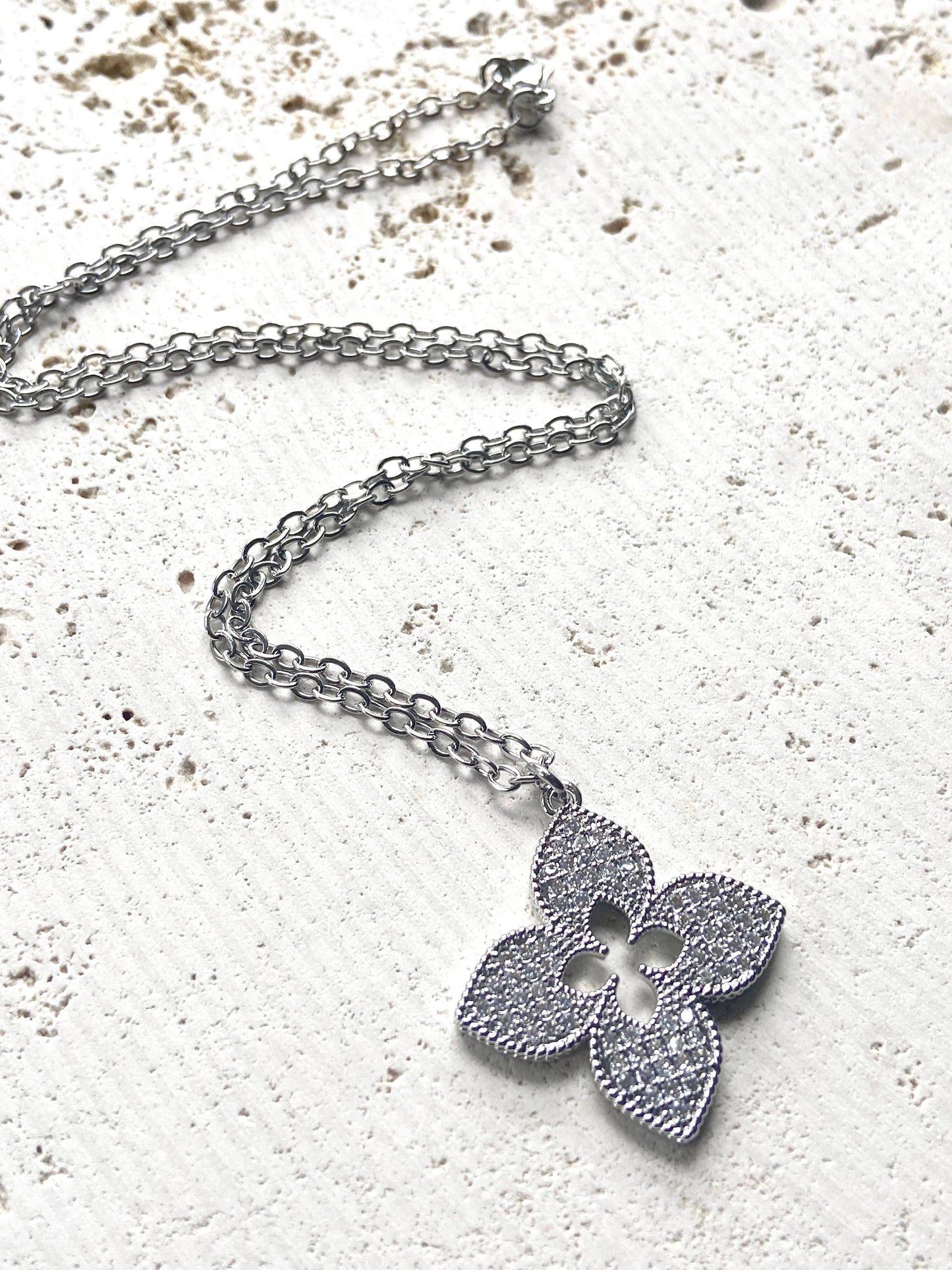 VB&CO Designs Handmade Jewelry - Quatrefoil clover designer trendy jewelry boutique style: Gold