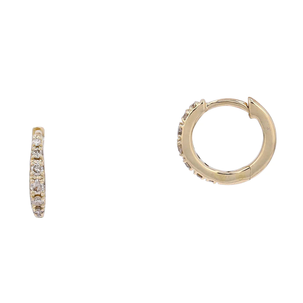 Graduated Huggie Diamond Earring 14k 895.00