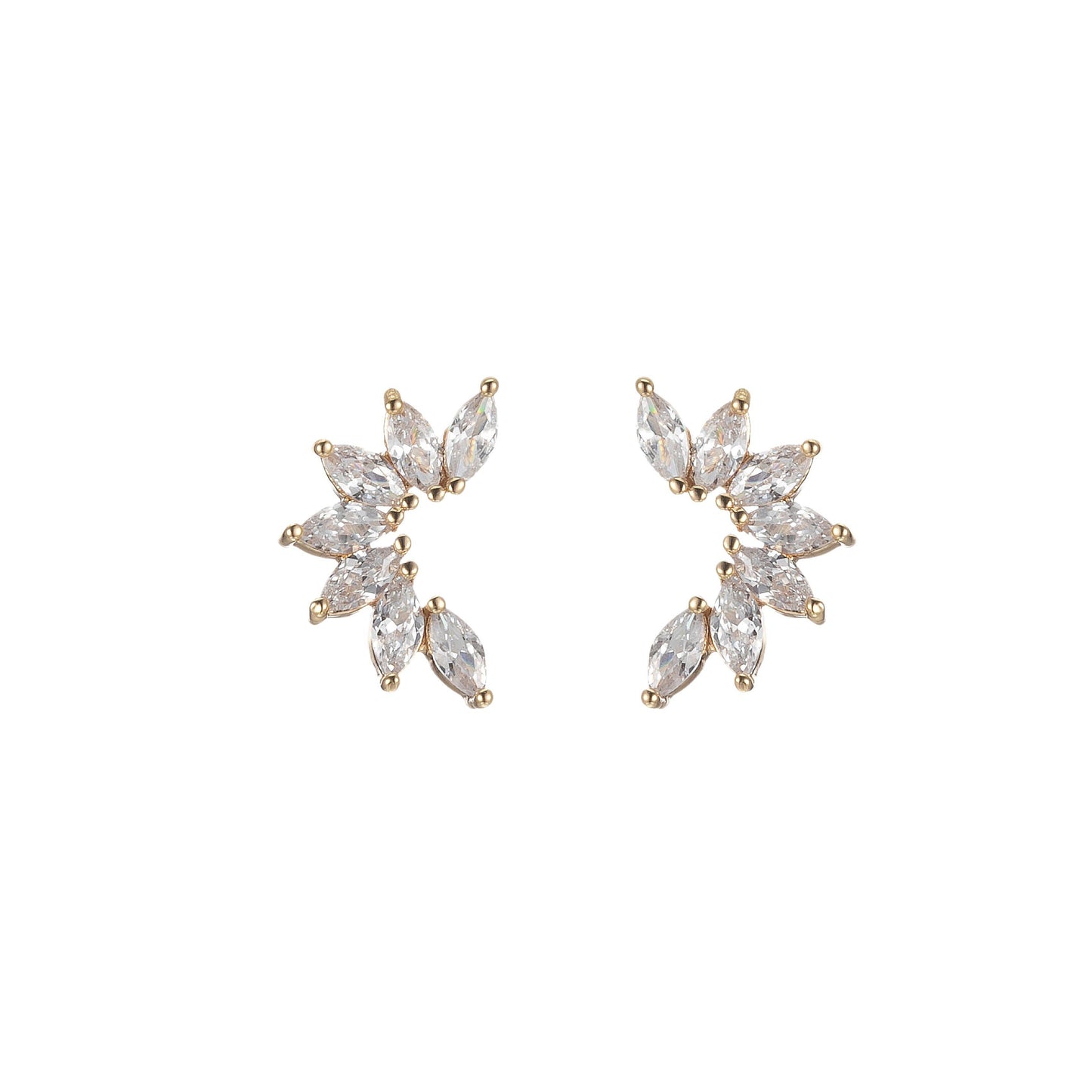 Marquise Stud CZ Earring 45.00