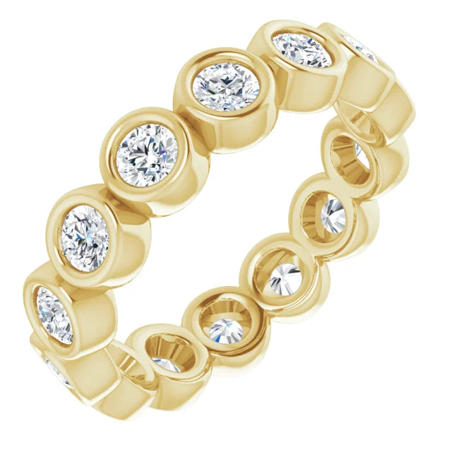 Bezel Set 18k Eternity Band 5600.00
