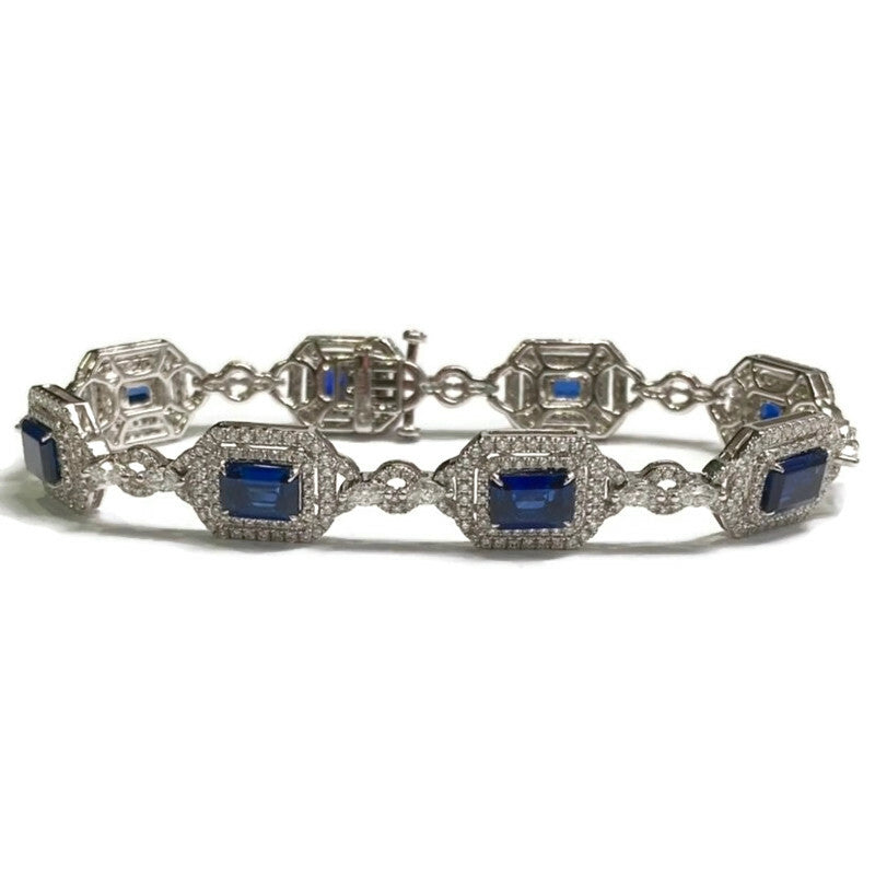 Sapphire & Diamond Bracelet (S 9.4 CT, D 3.64 CT) 26,100.00