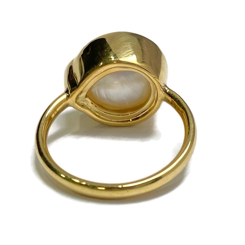 Paspaley Baroque Pearl Ring 18KY, Size 7  3040.00