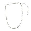 Silver Paperclip Adjustable 20" Chain 125.00