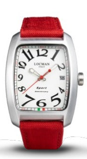 LOCMAN Sport Anniversary Three Hands Quartz Date Red 310.00