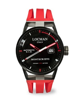 LOCMAN Montecristo Classic Chrono Black/RED 950.00