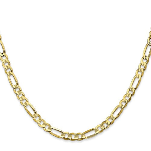 Figaro 10k Yellow Gold Chain 18" 1,062.00