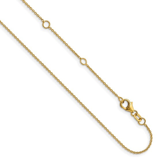 Cable Chain 14KY Adjustable 16"- 18" 1050.00