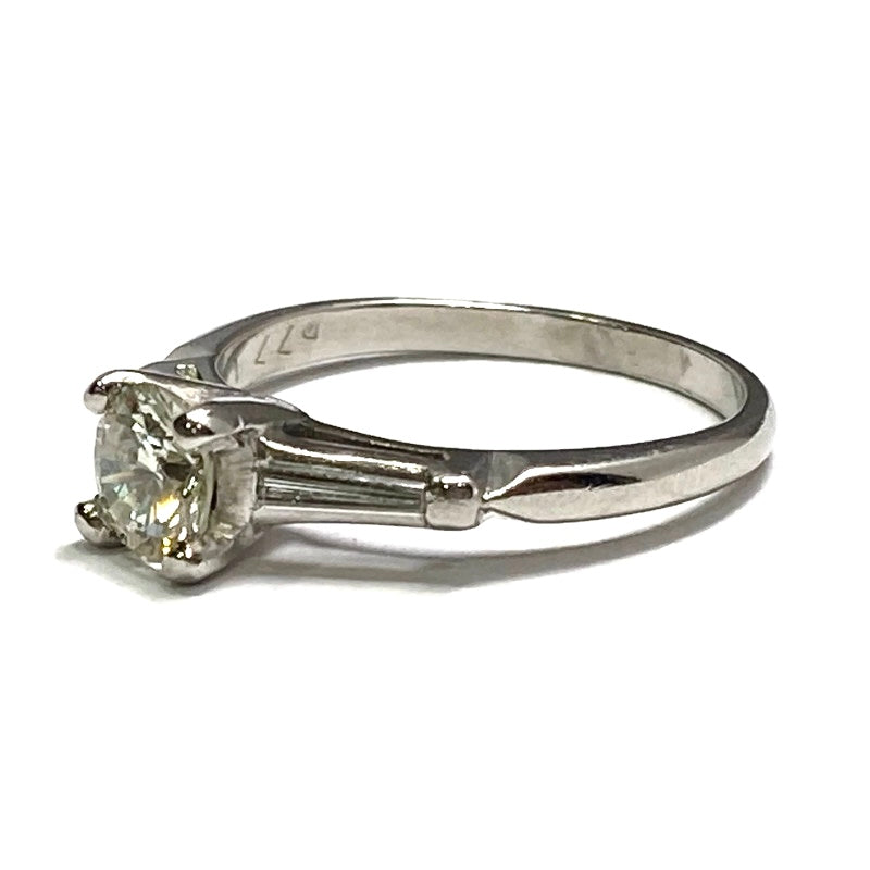 Diamond and Platinum 3 Stone Ring .68ct Dia 6000.00