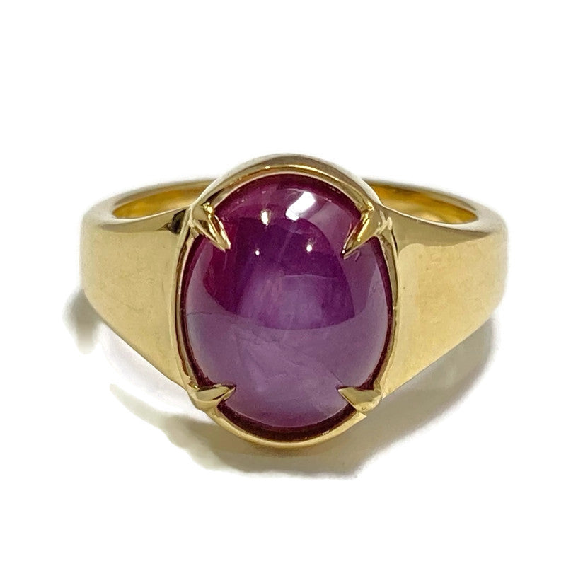 Star Ruby Ring 18KY 3.8ct Size 6.5  4800.00