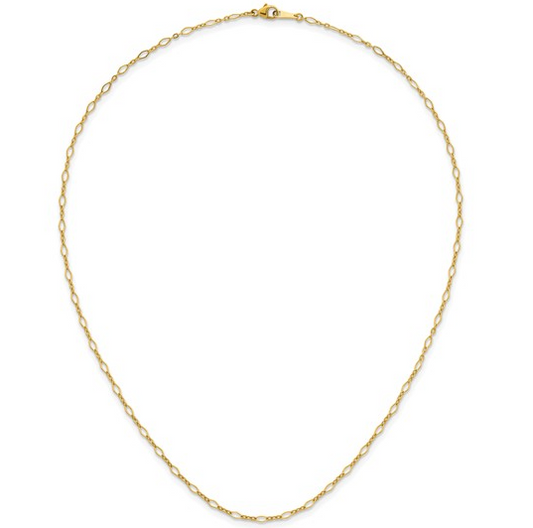 Mixed Oval Link 18K Yellow Gold Chain 1100.00