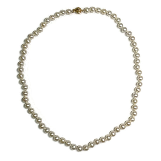 Ayoka Pearl Necklace 15" 14K Yellow Gold 245.00