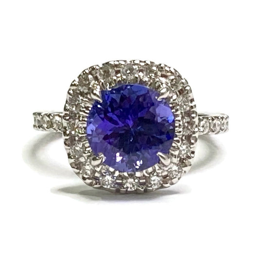 Tanzanite & Diamond (T 2.34ct, D .62ct) Ring Size 4.5-6.5 4,500.00