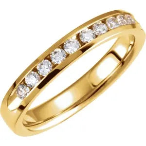 Ladies Channel Set Diamond ring 11 stone 1,690.00