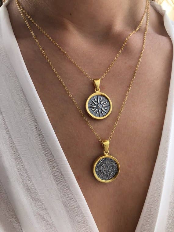 Macedonian Coin Necklace 84.00