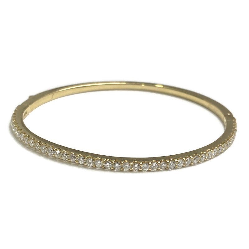 Diamond Gold Bangle Bracelet 14KY 22 Diamonds 3600.00