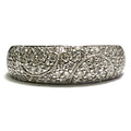 White Gold and Diamond Pave Band 5800.00