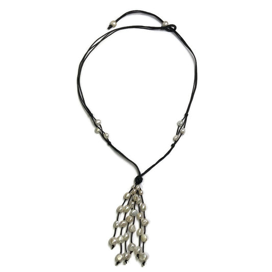 Leather FWP Necklace 190.00