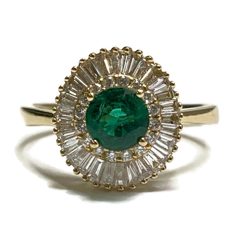 Diamond and Emerald Ring 14K 3700.00